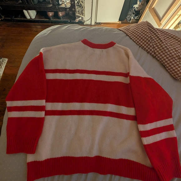 NAADAM Firecracker Red Apres Super Luxe Cashmere Sweater - Picture 5 of 5